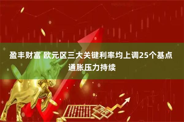 盈丰财富 欧元区三大关键利率均上调25个基点 通胀压力持续